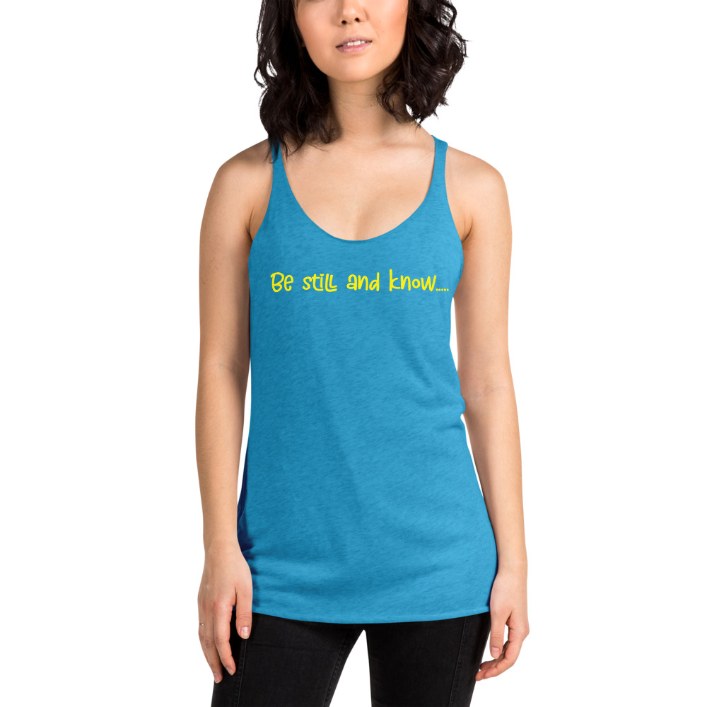 printed racerback tank tops