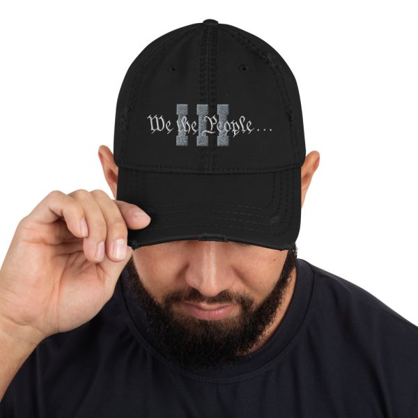 distressed-dad-hat-black-front-60cbc2f308ed7