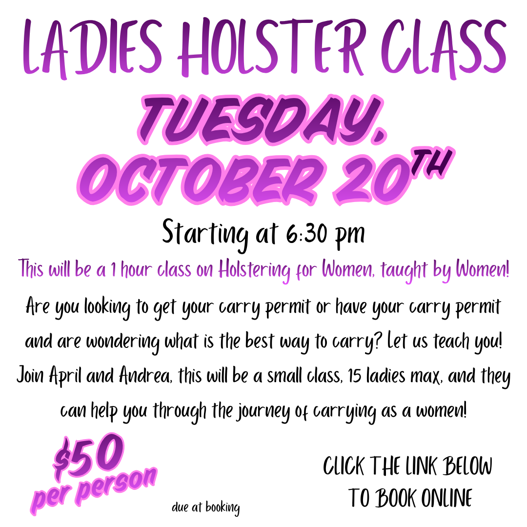 Ladies Holster Class